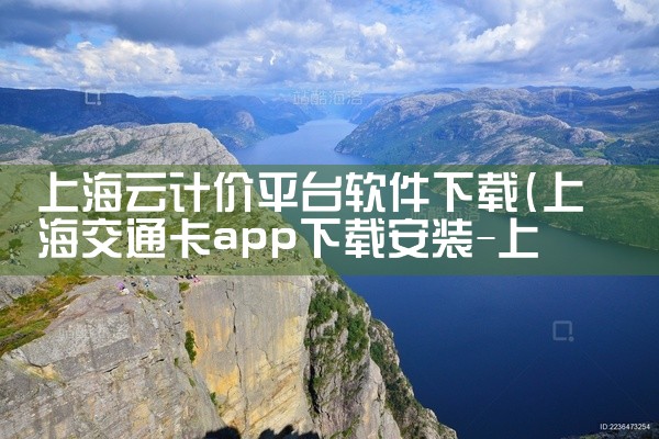 上海云计价平台软件下载